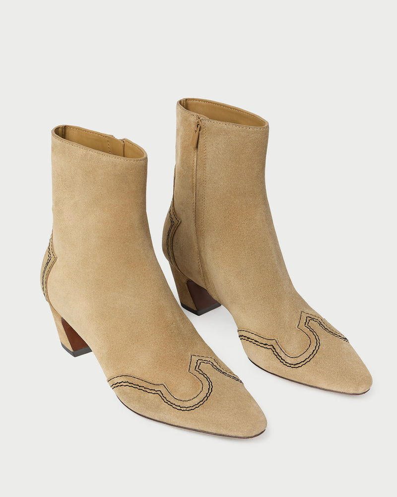 Aspen Sand Suede Ankle Boot