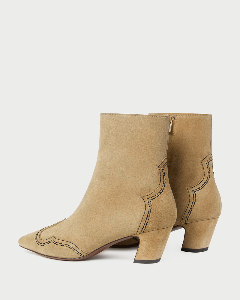 Aspen Sand Suede Ankle Boot