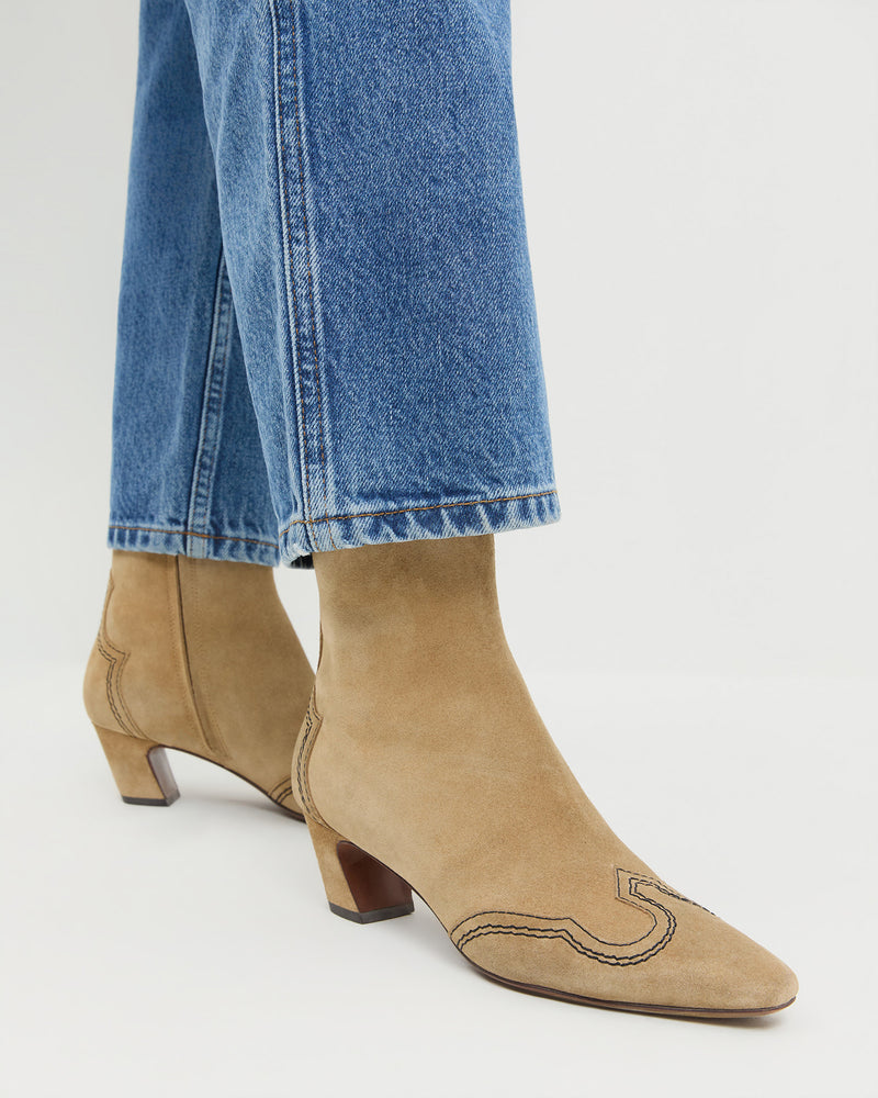 Aspen Sand Suede Ankle Boot