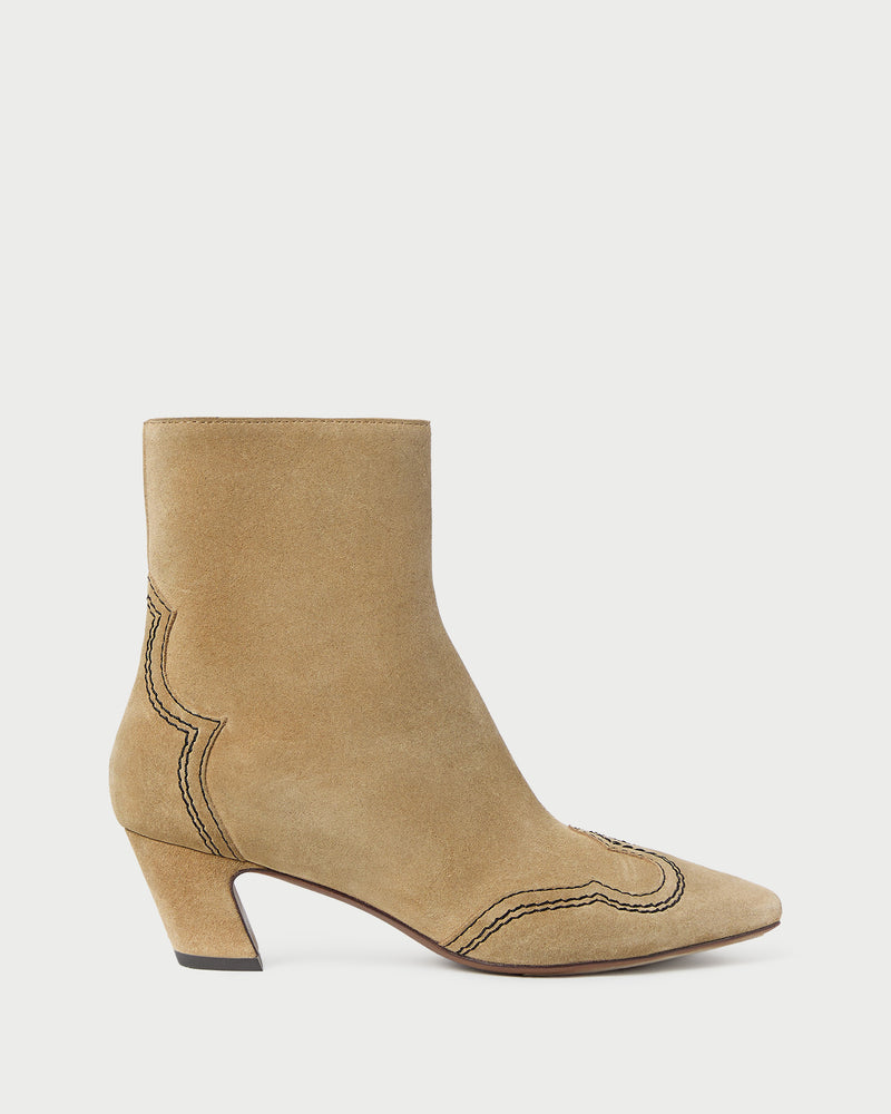 Aspen Sand Suede Ankle Boot