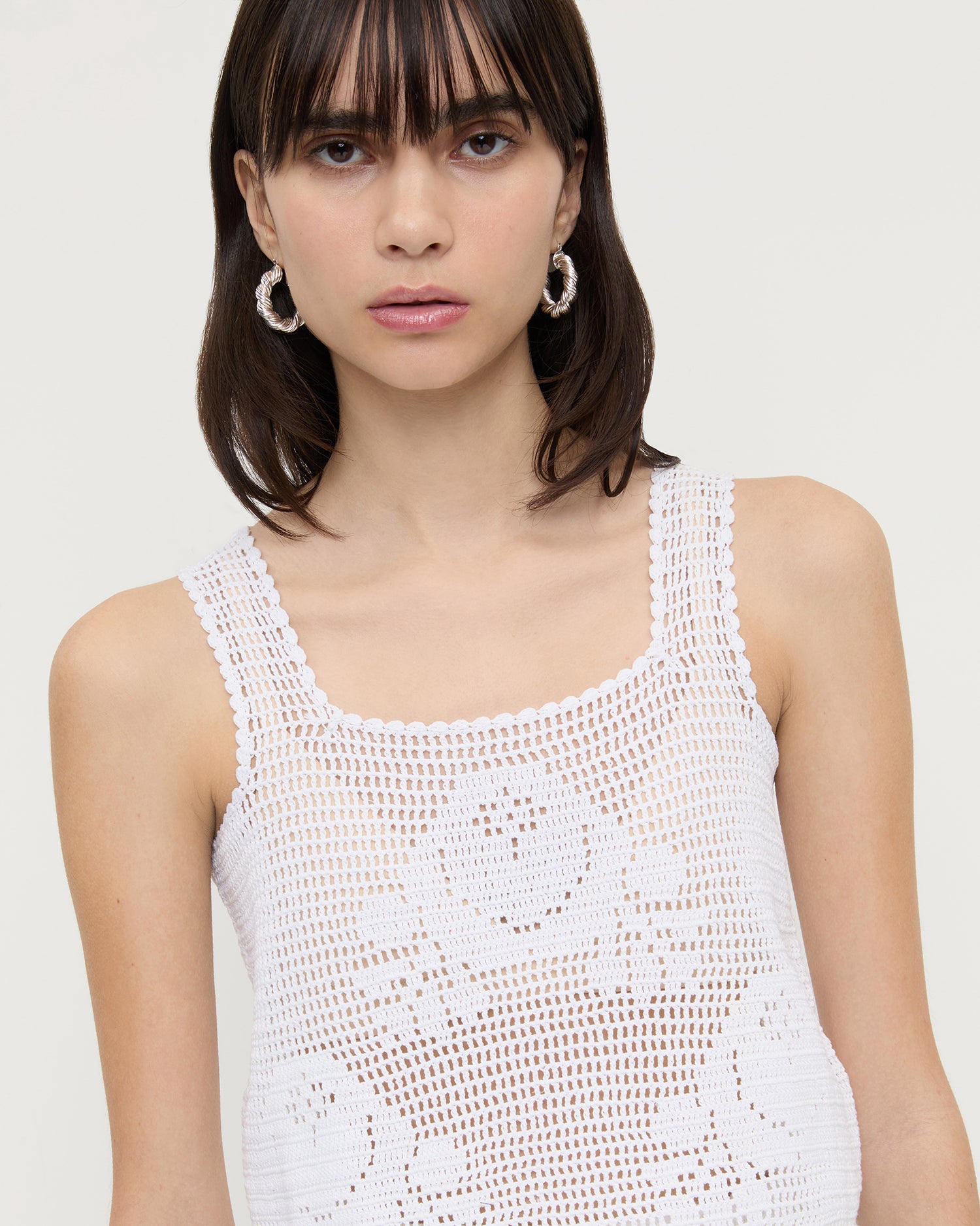 Aurelie Cream Crochet Top | Tops | Apparel