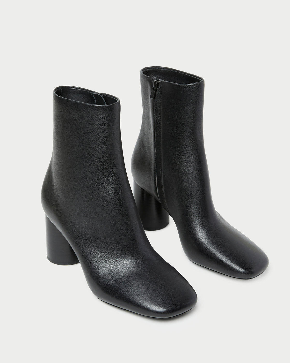 Axel Black Leather Ankle Boot
