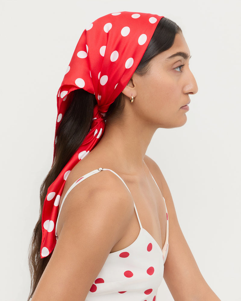 white dress scarf & Other Stories | Scarf-Detail Wrap Mini | Bandeau neck Shona Joy - Lucent Scarf