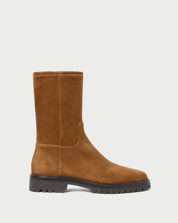 Danny Cacao Suede Lug Boot