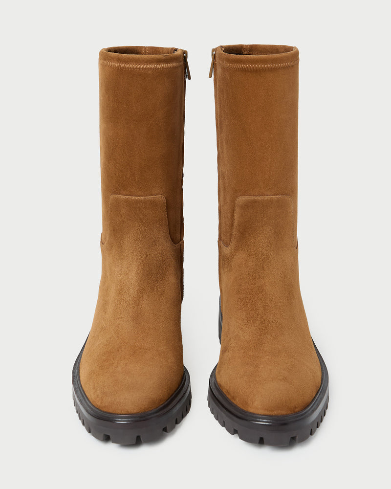 Danny Cacao Suede Lug Boot