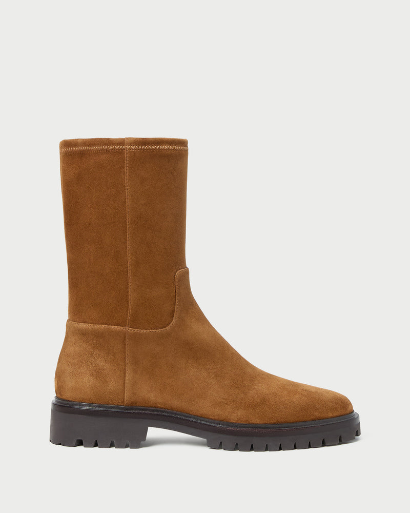 Danny Cacao Suede Lug Boot