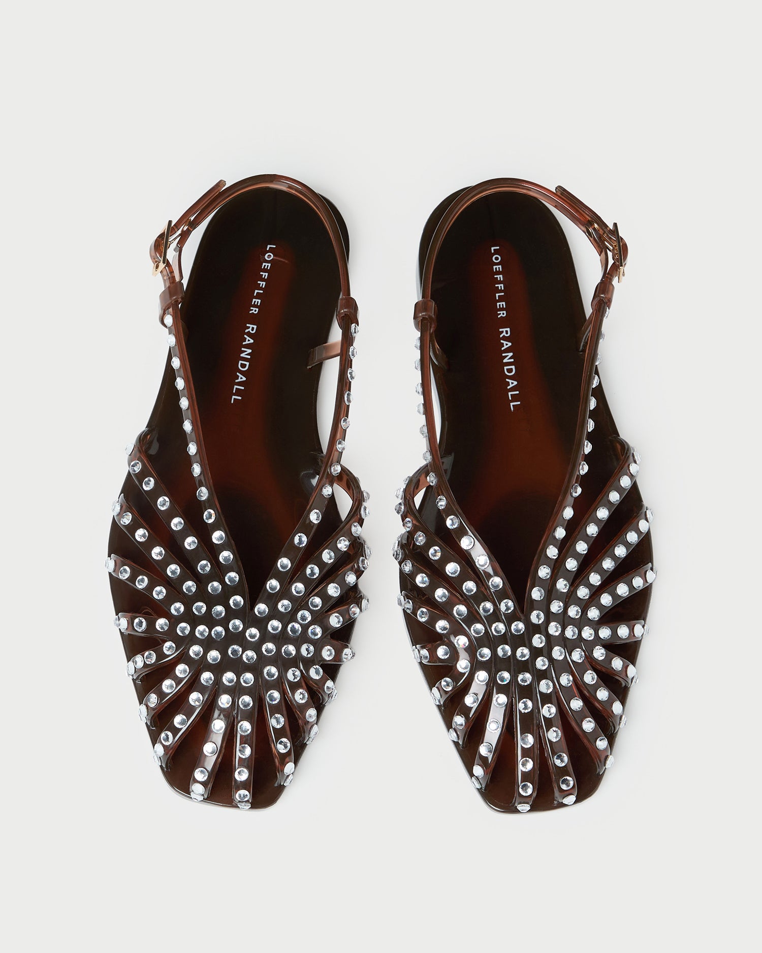 Devon Brown Jelly Slingback Sandal | Flat Sandals | Footwear