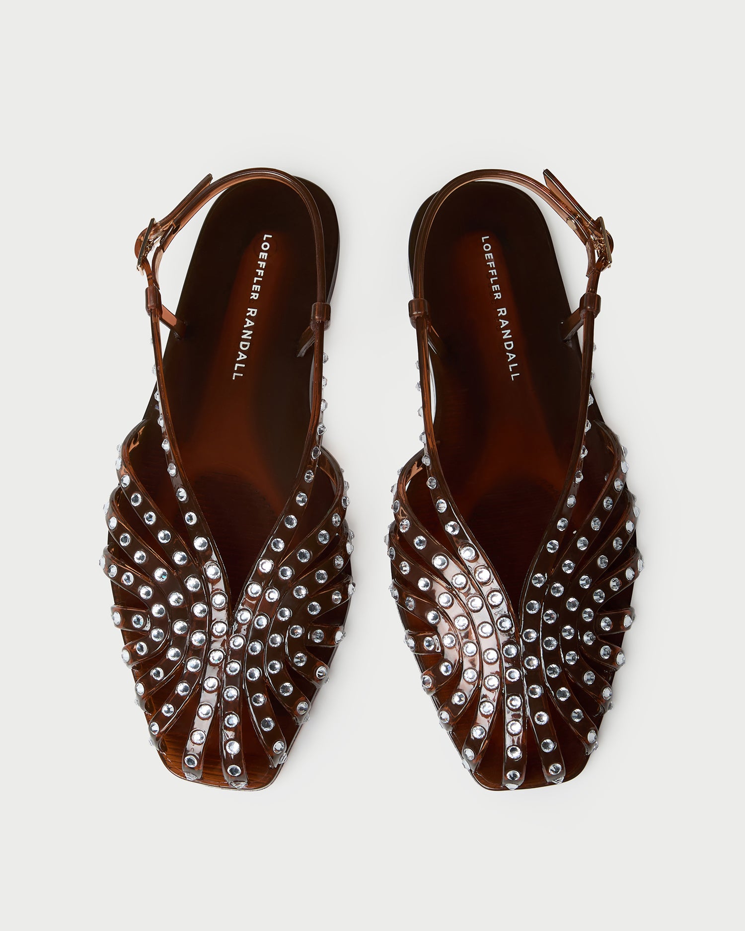 Devon Brown Jelly Slingback Sandal | Flat Sandals | Footwear