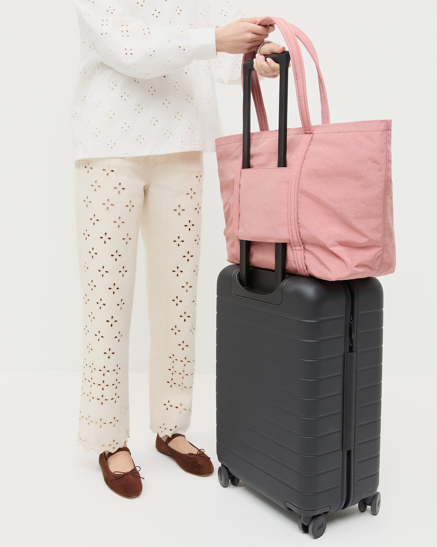Dina Pink Travel Tote | Totes | Handbags