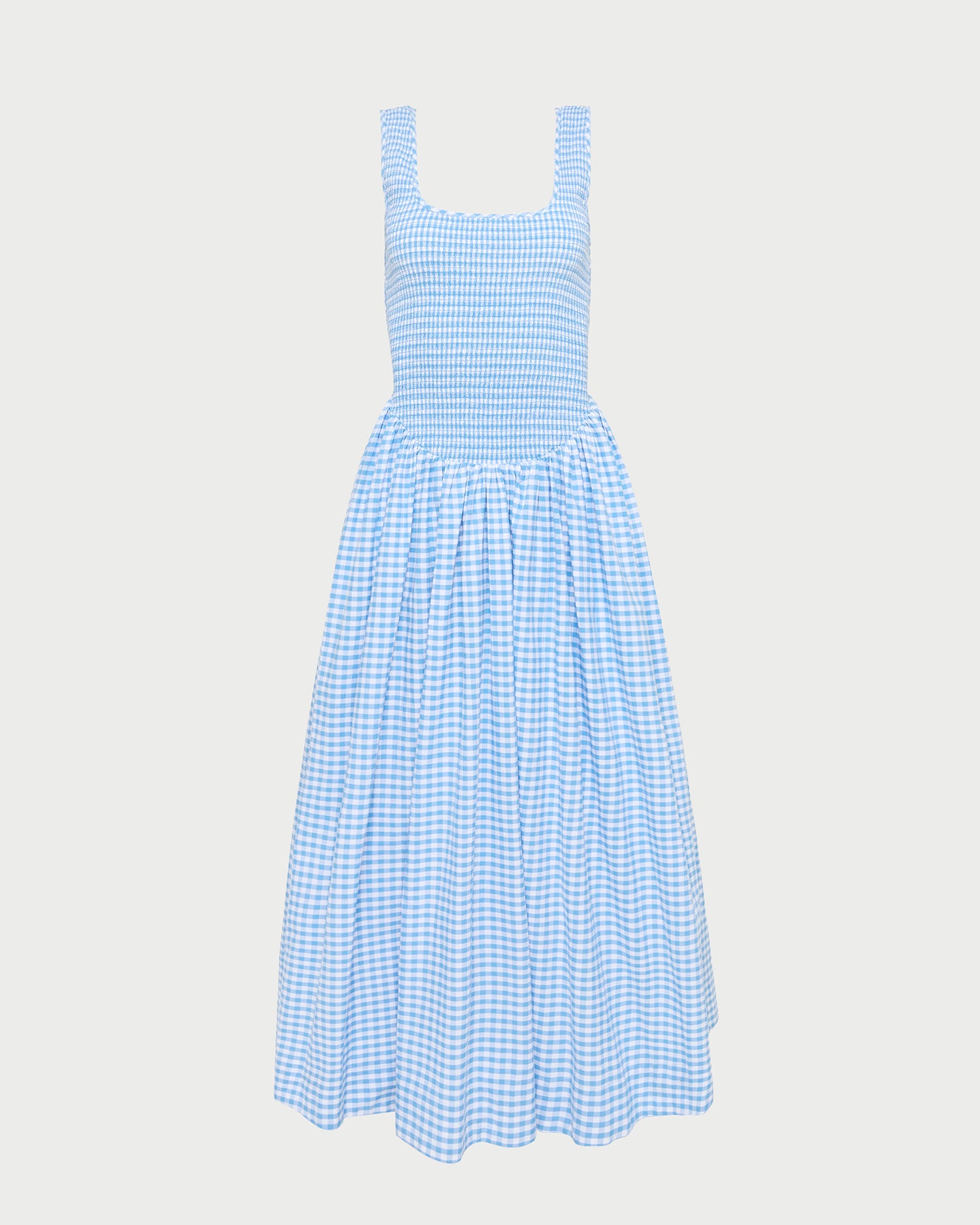 Estelle Blue Gingham Cotton Dress | Dresses | Apparel 8 Estelle Blue Gingham Cotton Dress | Dresses | Apparel 8