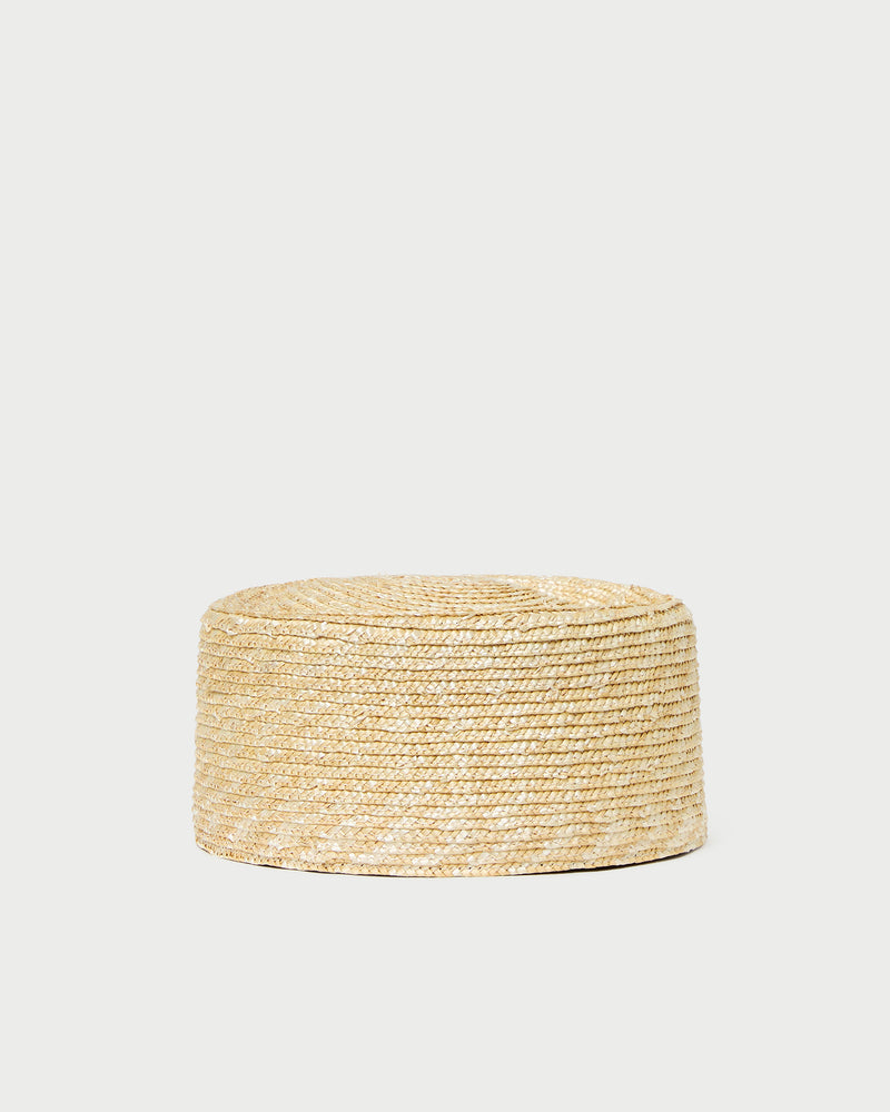 Jackie Natural Hat in natural straw.