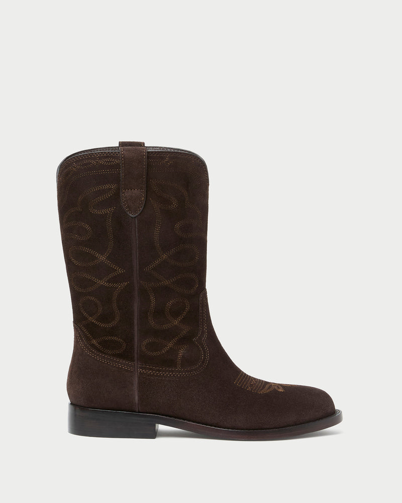 Jett Brown Suede Calf Boot