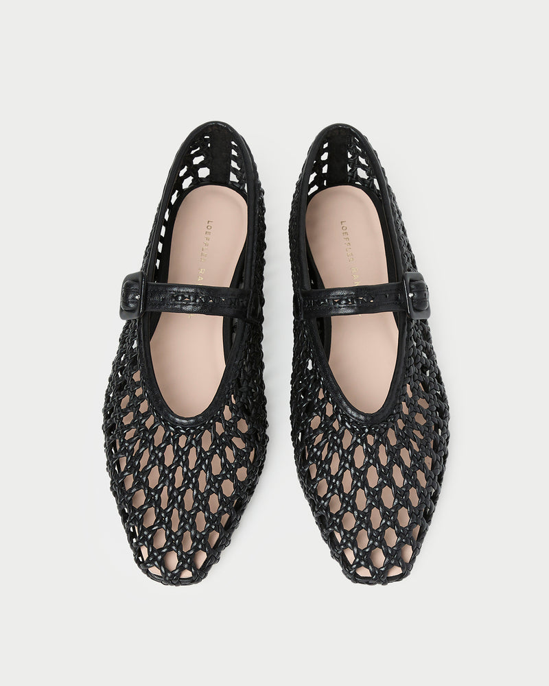 Junia Black Mary Jane Flat