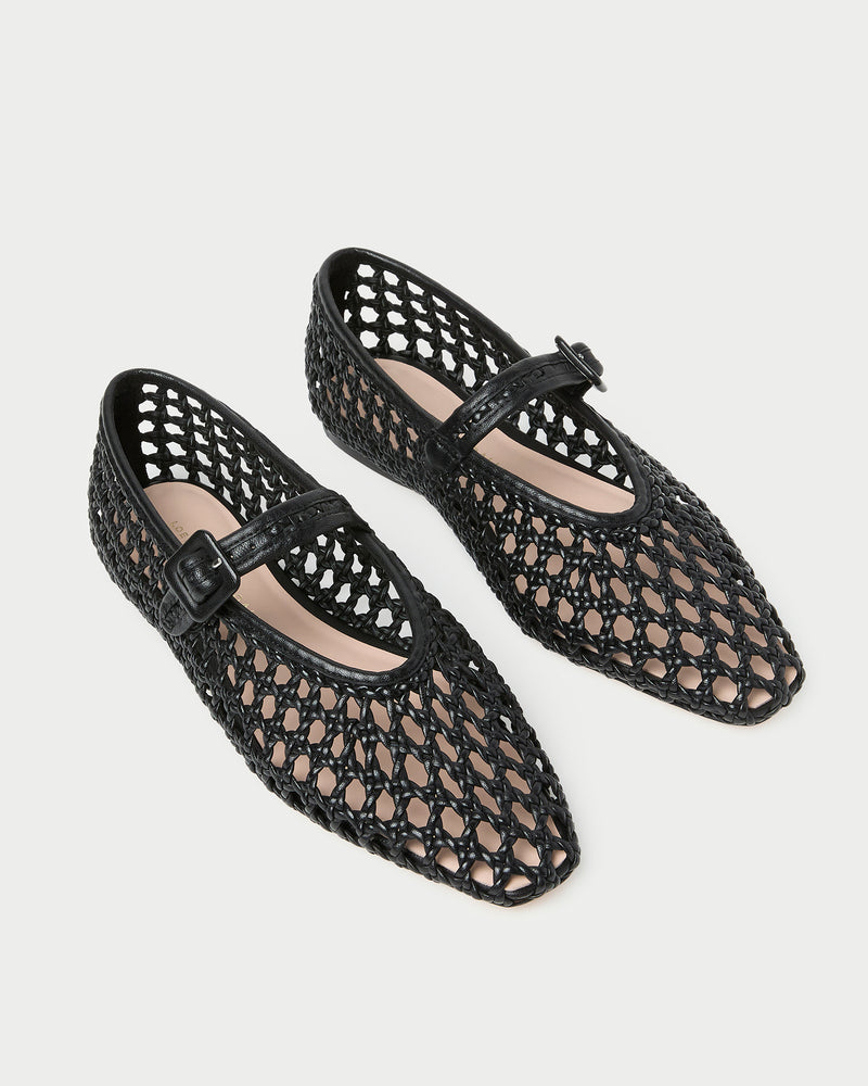 Junia Black Mary Jane Flat