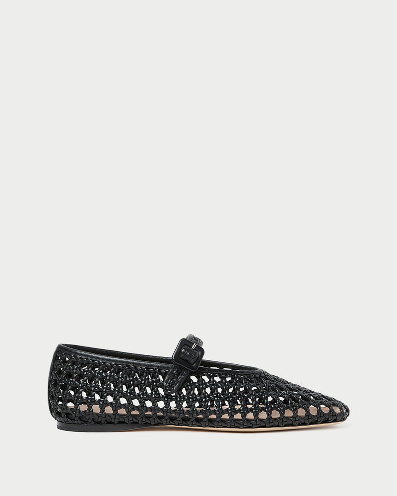 Junia Black Mary Jane Flat