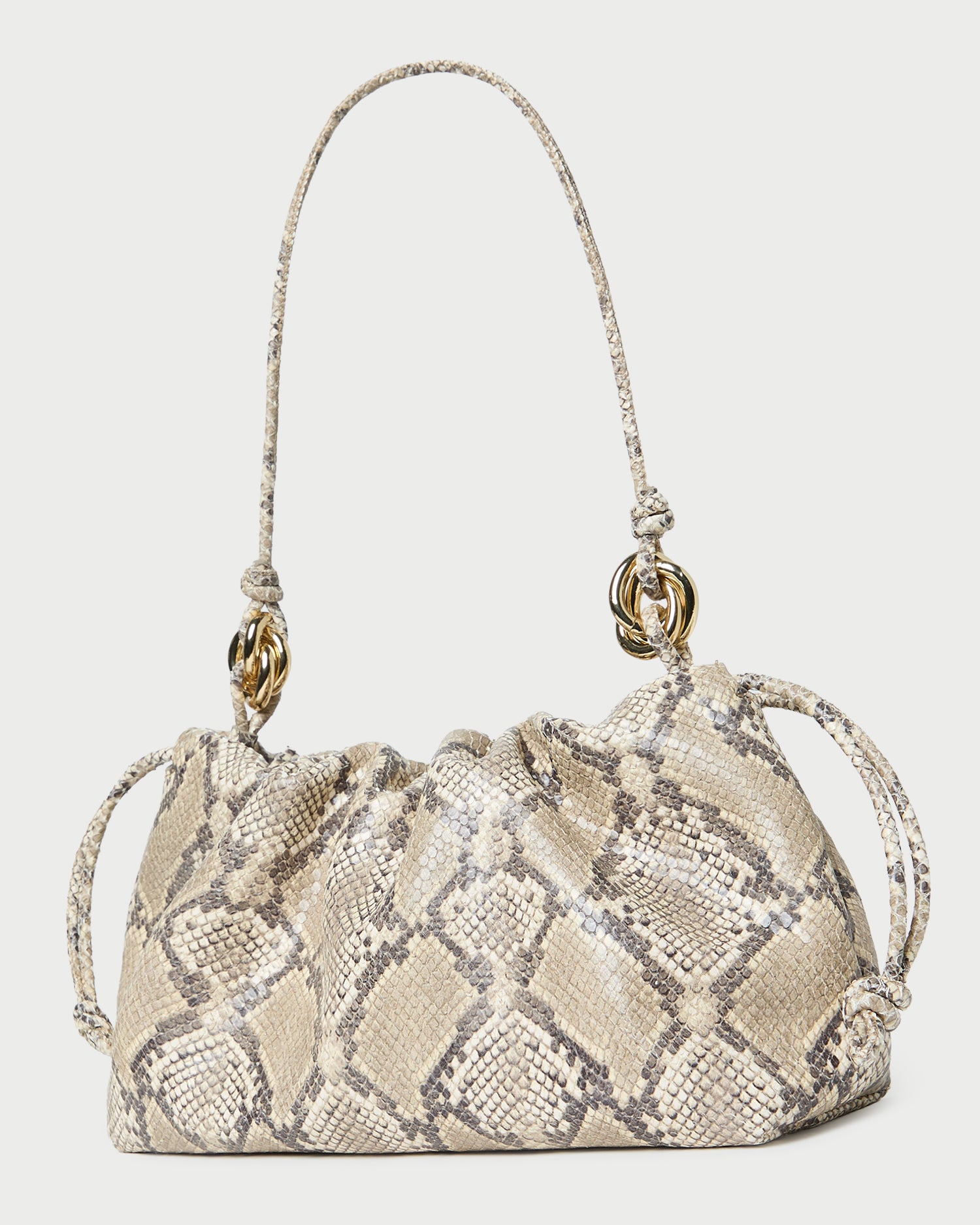 Kiri Snake Leather Shoulder Bag | Clutches | Handbags