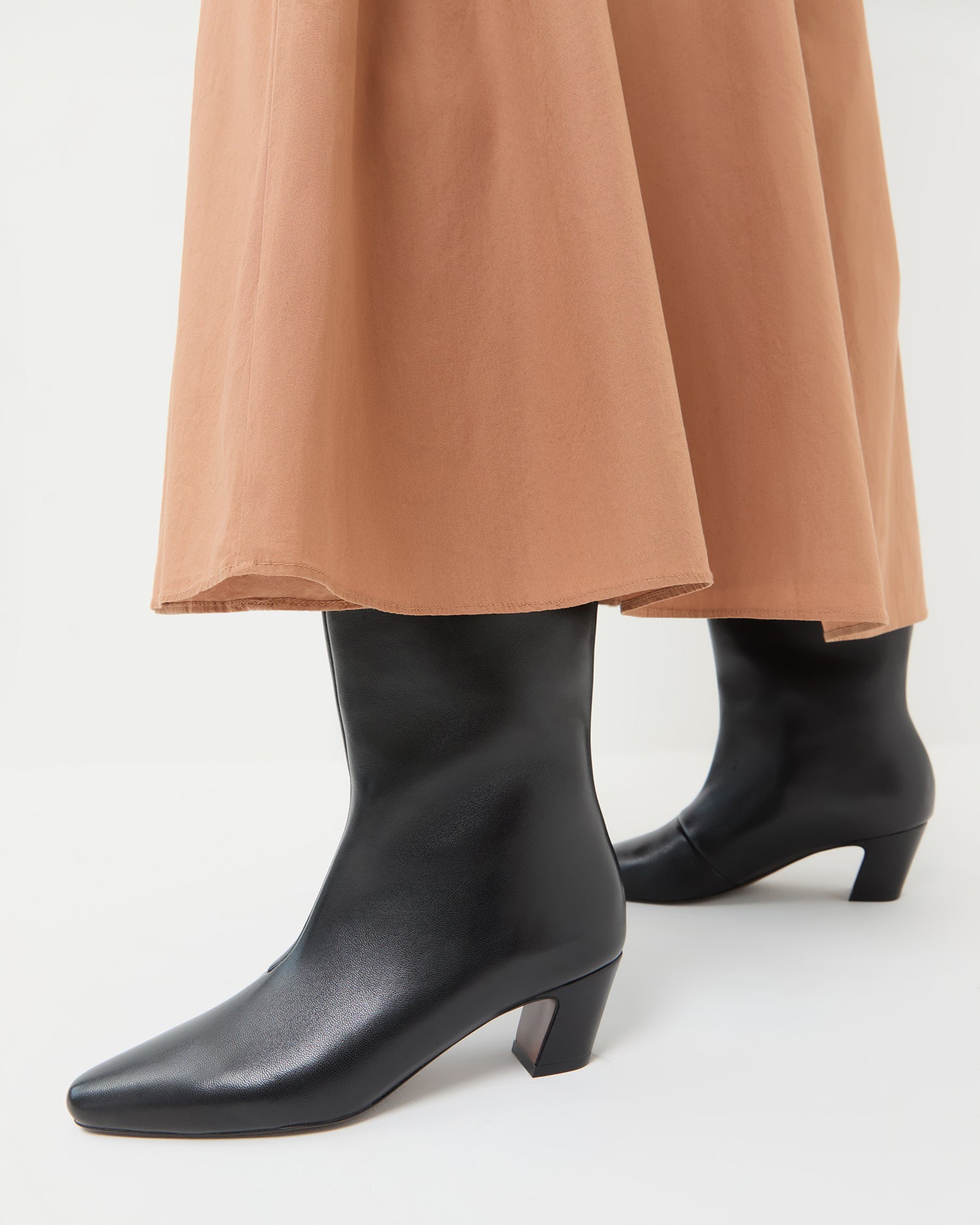 ※Lala※ Marley Black Leather Tall Boot | Boots | Footwear