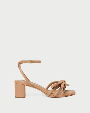 Mikel Dune Bow Mid Heel Sandal