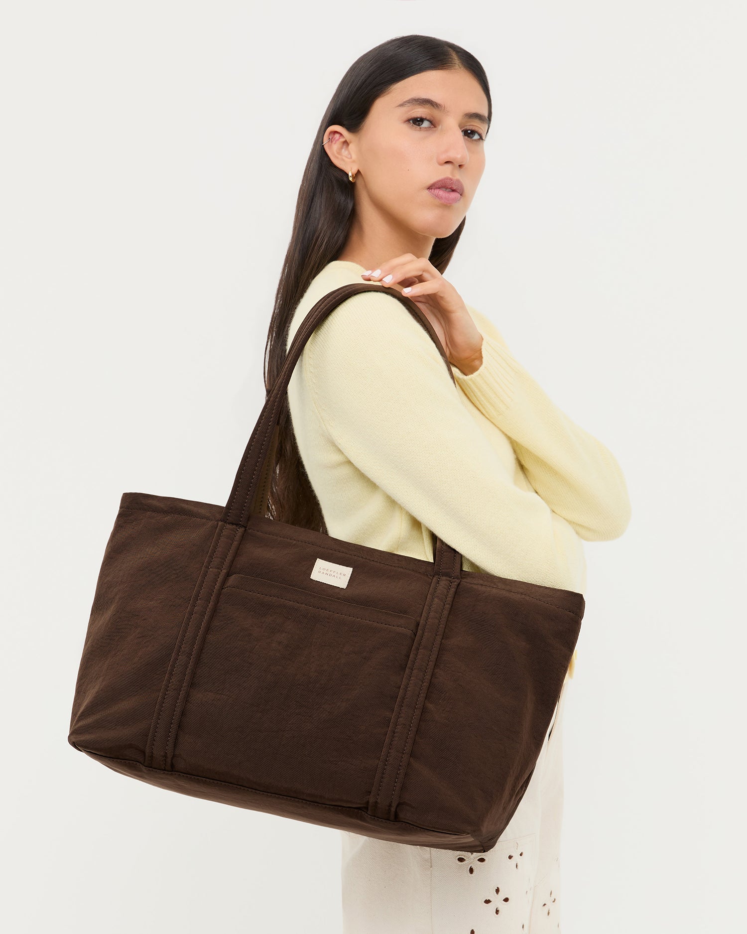 【最安値】 Tote Bag Brownトートバッグ Mira Chocolate Everyday Tote | Totes | Handbags