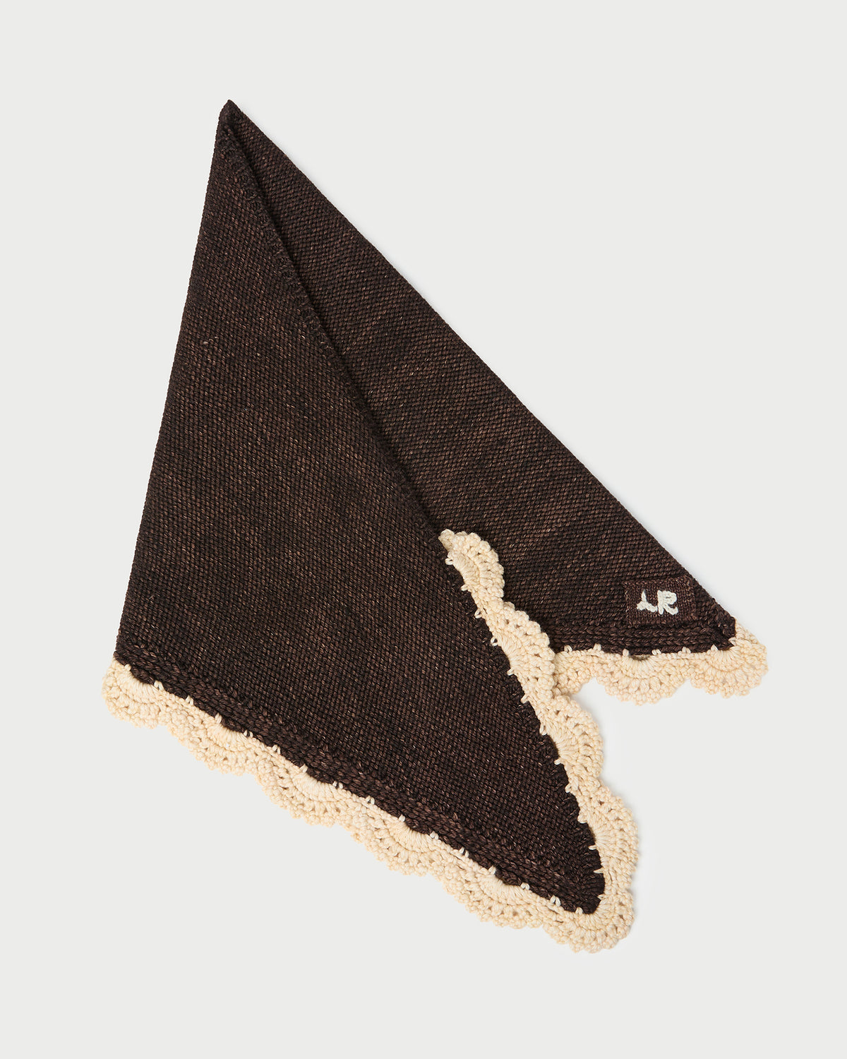 Monty Brown/Cream Knit Bandana