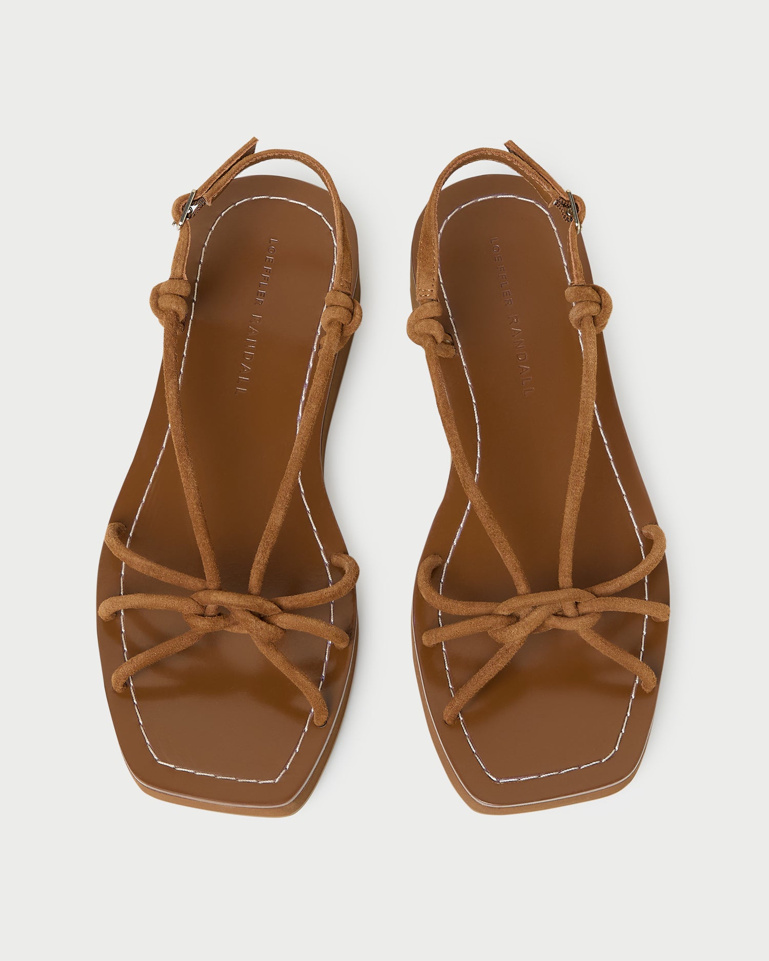 Nomi Cacao Suede Platform Sandal | Flat Sandals | Footwear
