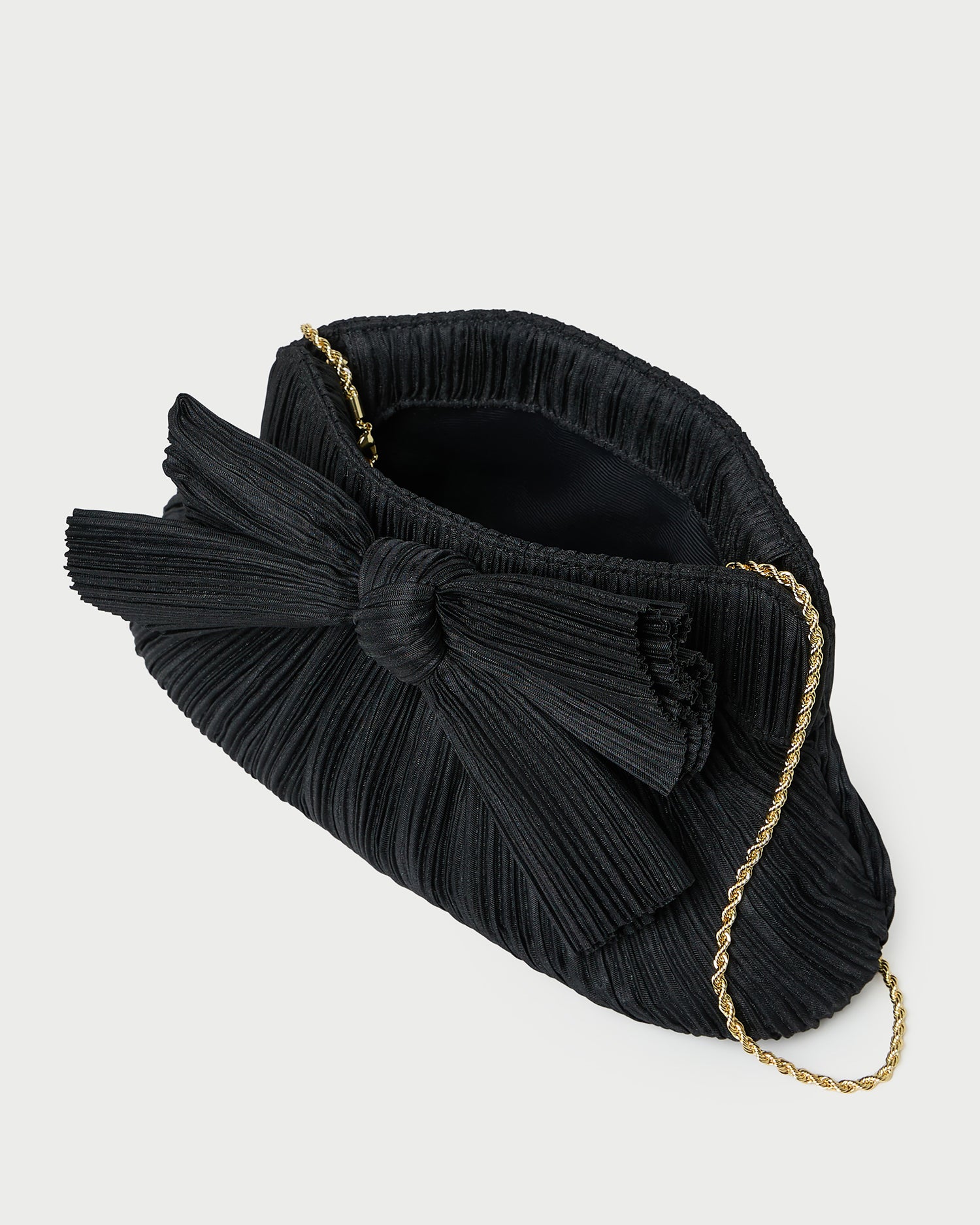 Rayne Black Bow Clutch | Clutches | Handbags