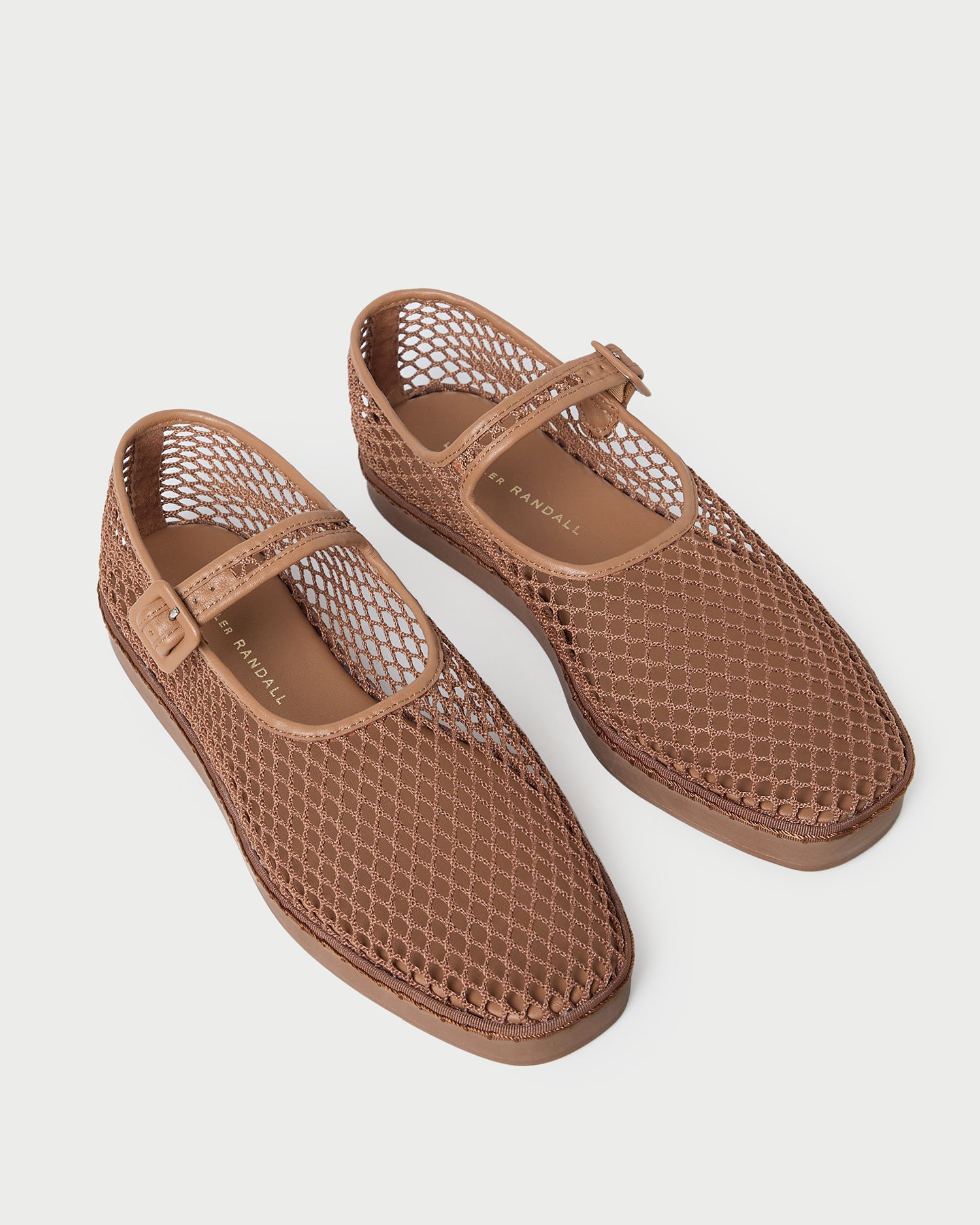 Rita Brown Netted Mary Jane | Flats | Footwear