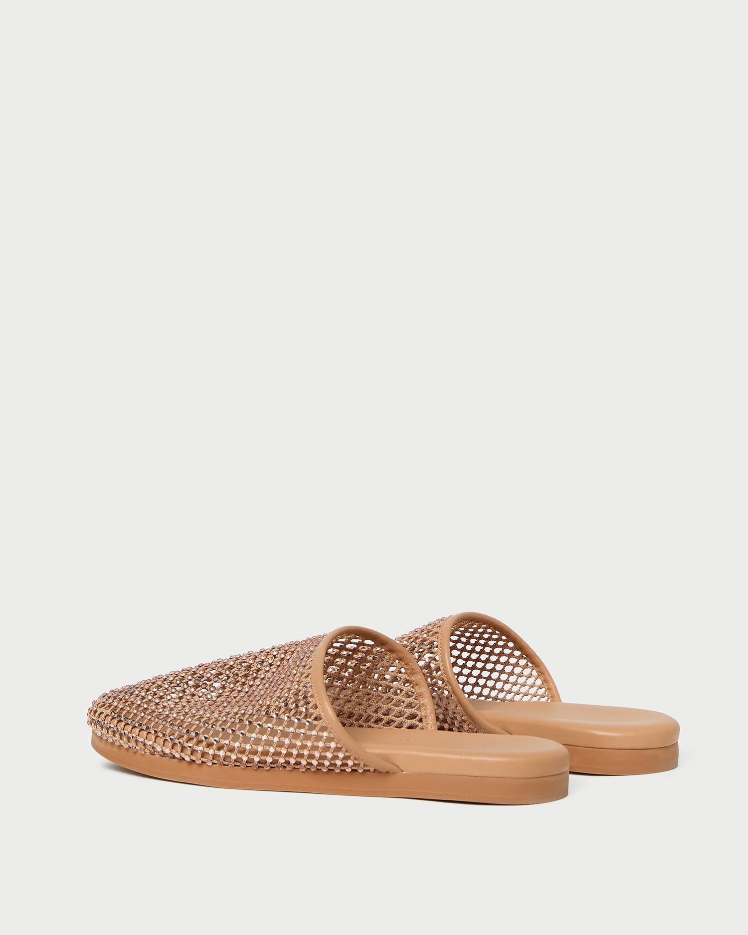 Roni Dune/Crystal Netted Slide | Flats | Footwear