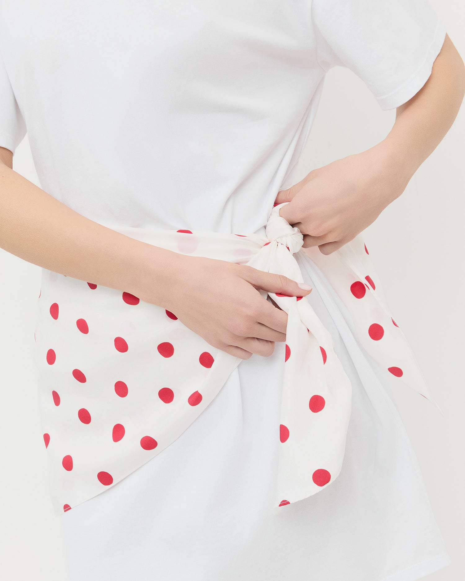 Rooney Red Polka Dot Scarf Dress | Dresses | Apparel