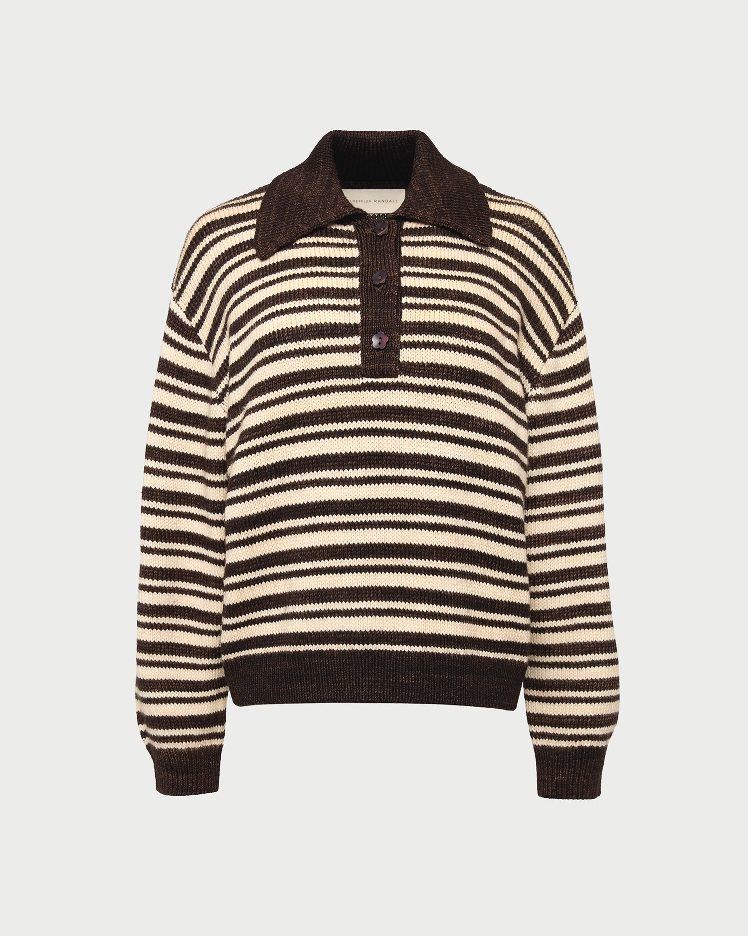 Sammy Brown Striped Sweater | Knitwear | Apparel
