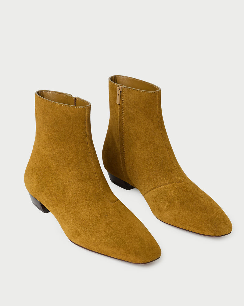 Siya Moss Suede Ankle Boot