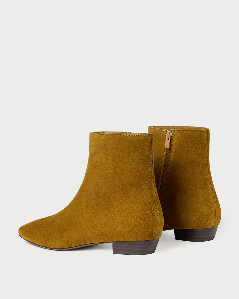 Siya Moss Suede Ankle Boot
