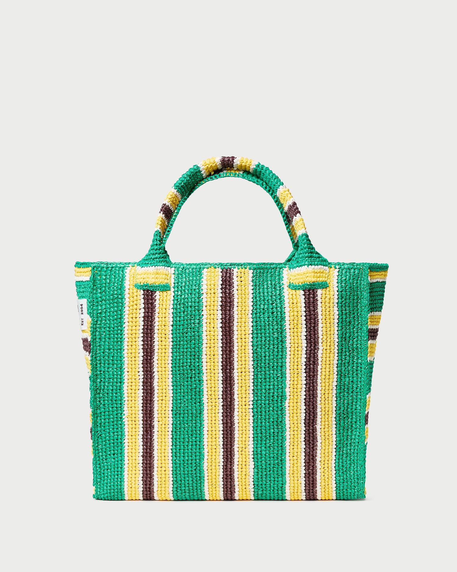 Sol Green/Yellow Crochet Beach Tote | Totes | Handbags