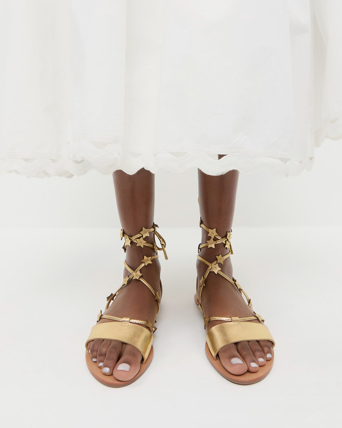 Starla Gold Wrap Sandal | Flat Sandals | Shoes Starla Gold Wrap Sandal | Flat Sandals | Shoes