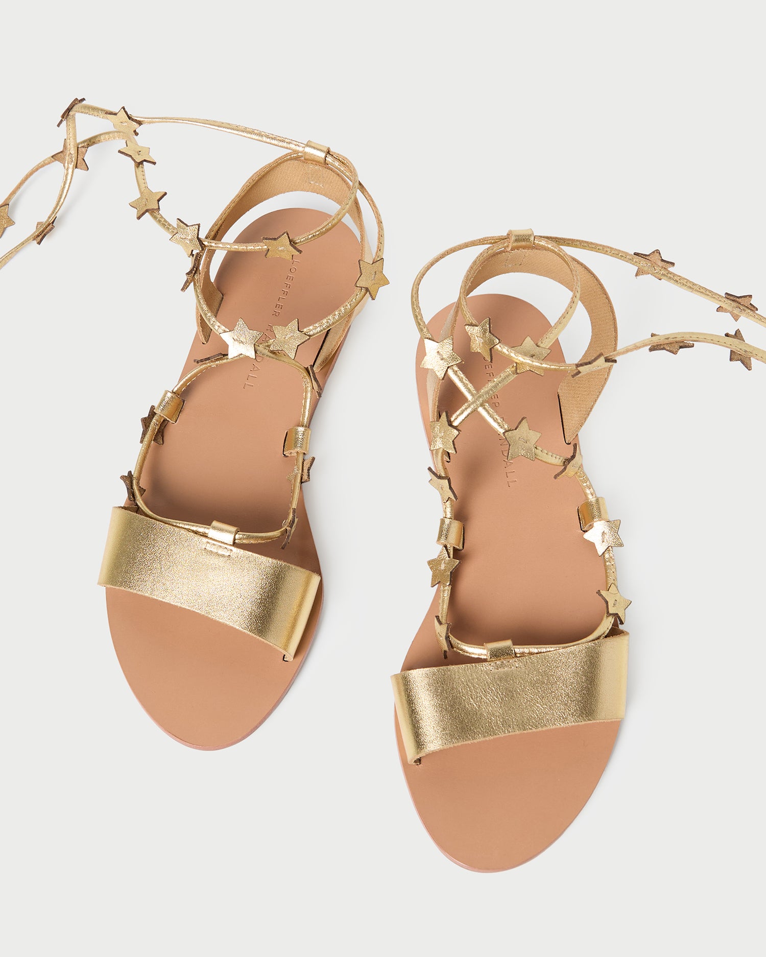 Starla Gold Wrap Sandal | Flat Sandals | Shoes