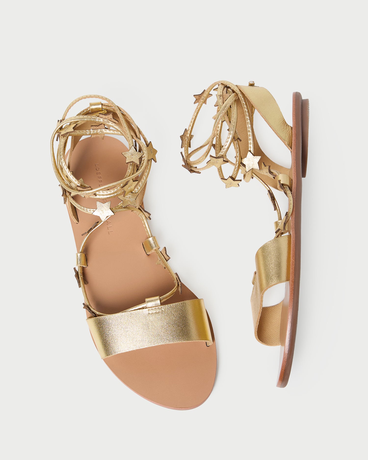 Starla Gold Wrap Sandal | Flat Sandals | Shoes