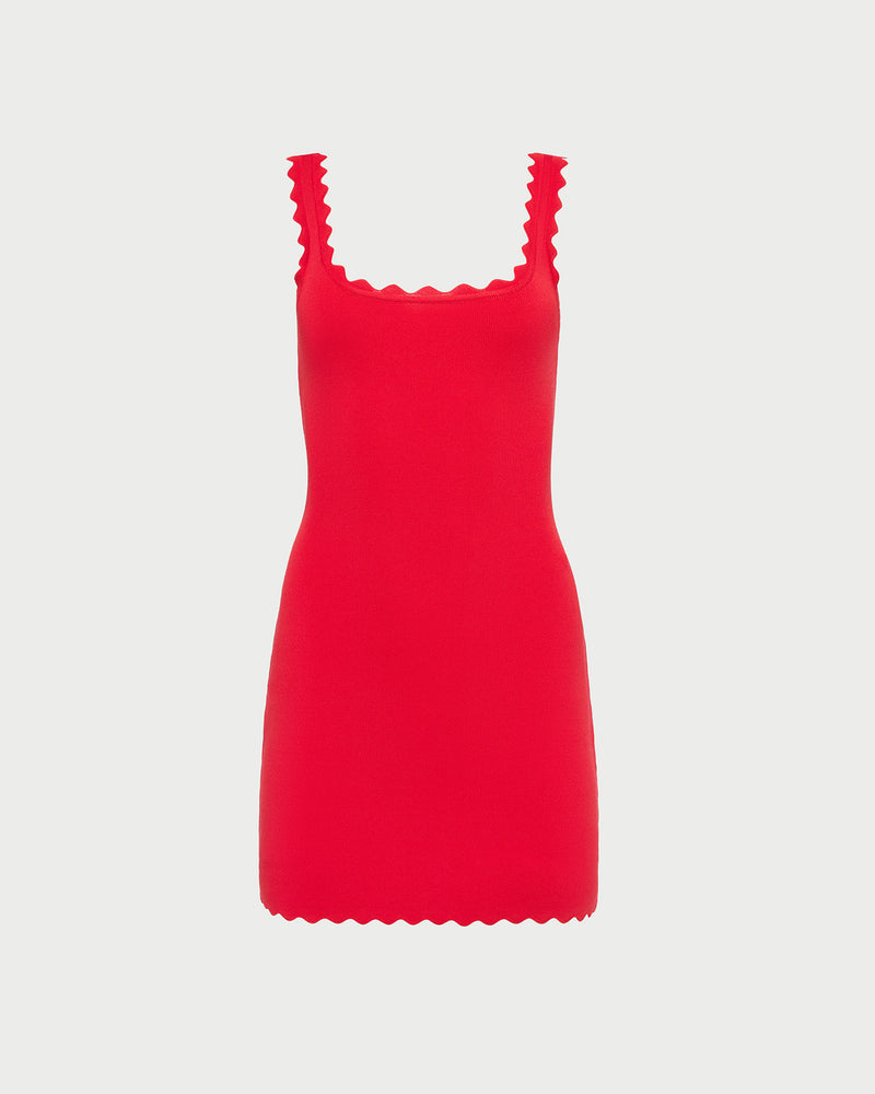 red t dress Long t-shirt dress