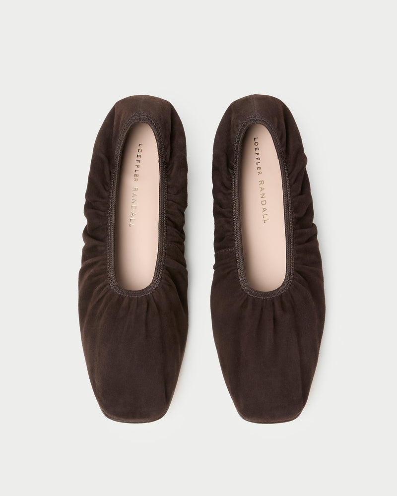 Tove Brown Suede Ballet Flat