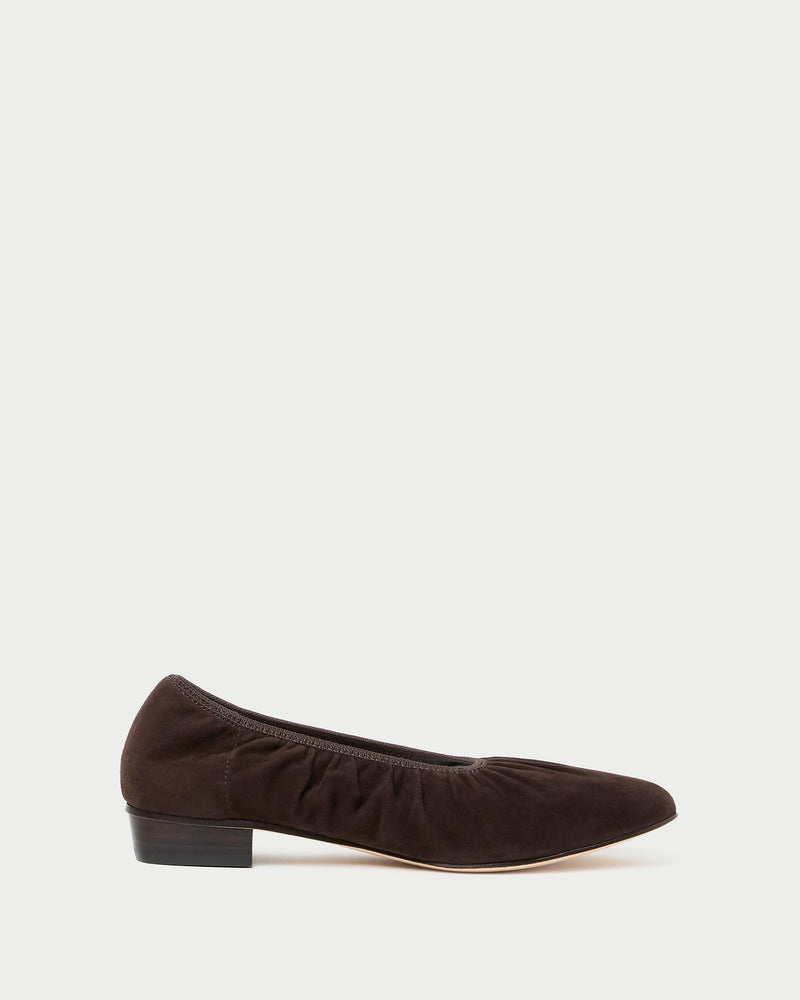 Tove Brown Suede Ballet Flat