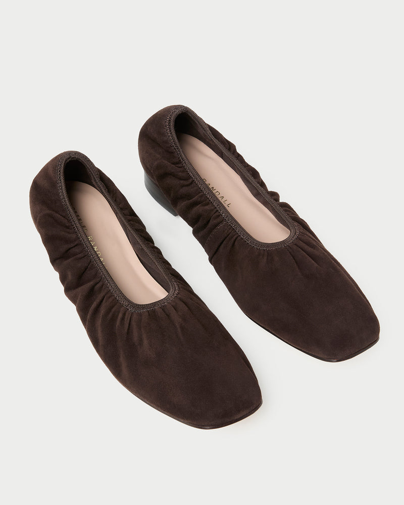 Tove Brown Suede Ballet Flat