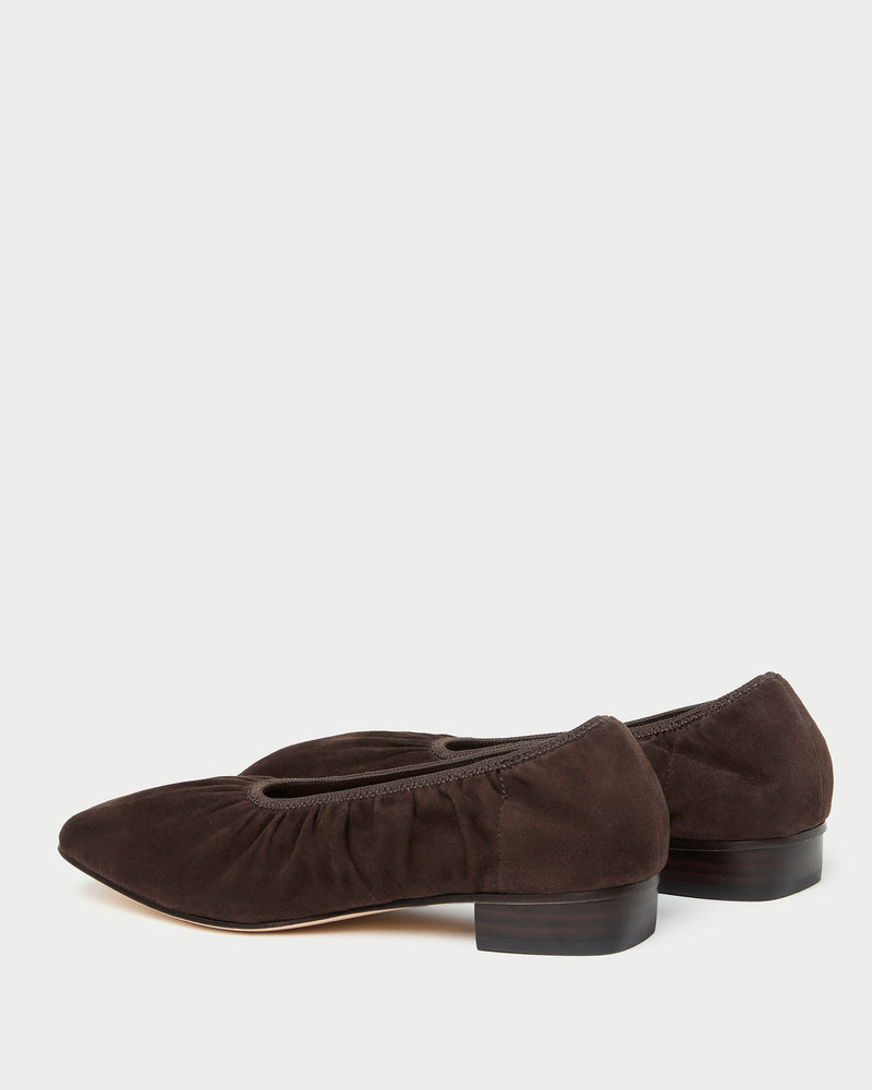 Tove Brown Suede Ballet Flat