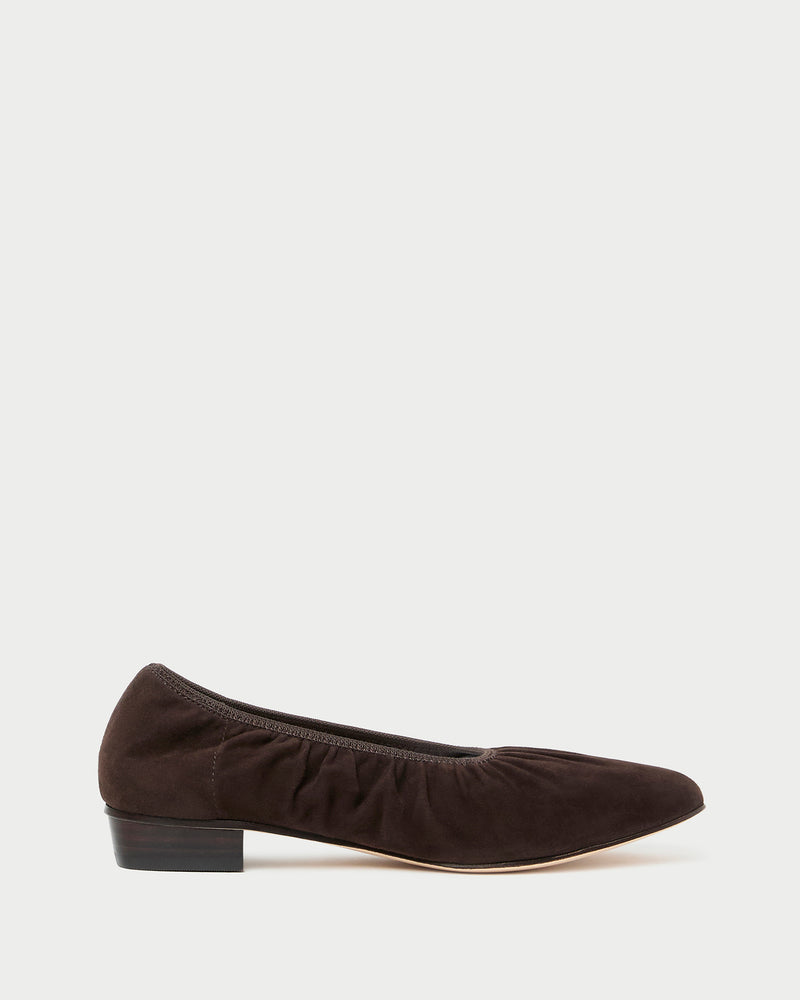 Tove Brown Suede Ballet Flat