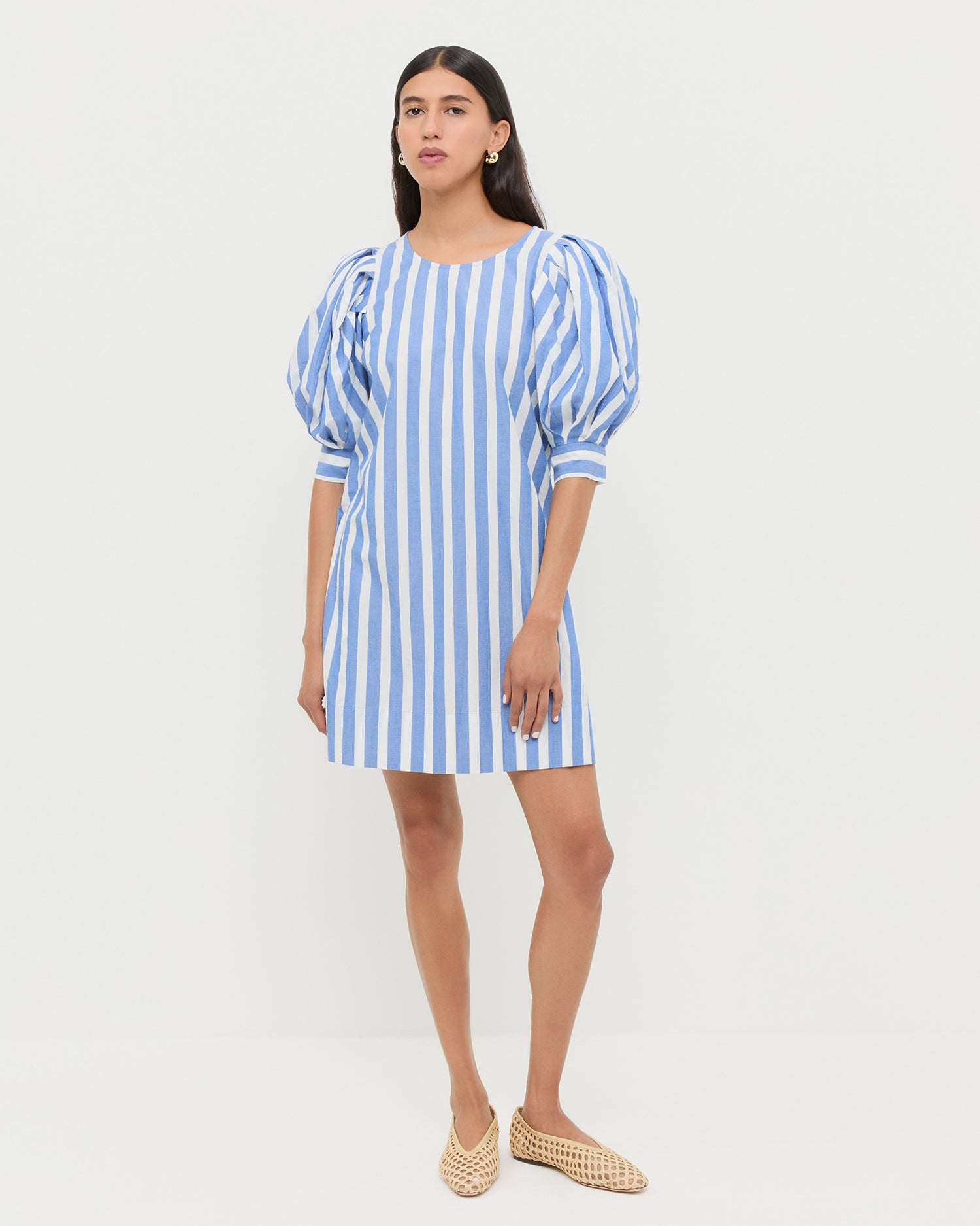 Willy Blue Striped Mini Dress | Dresses