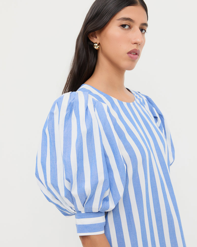 Willy Blue Striped Mini Dress | Dresses | Apparel Willy Blue Striped Mini Dress | Dresses | Apparel