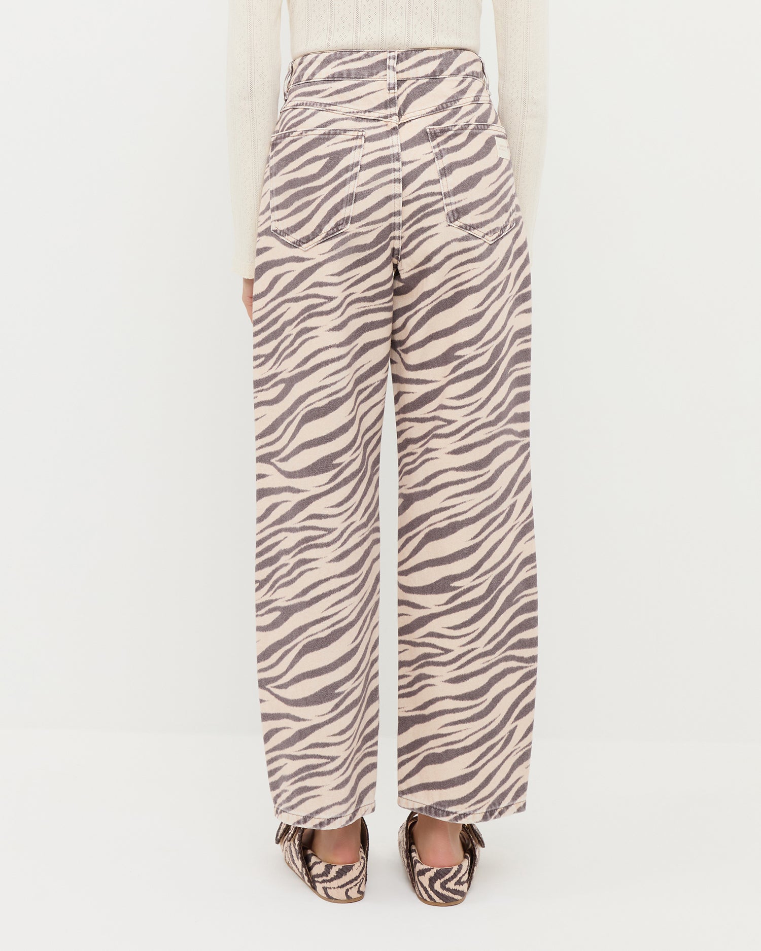 Winona Zebra Denim Pant | Bottoms | Apparel