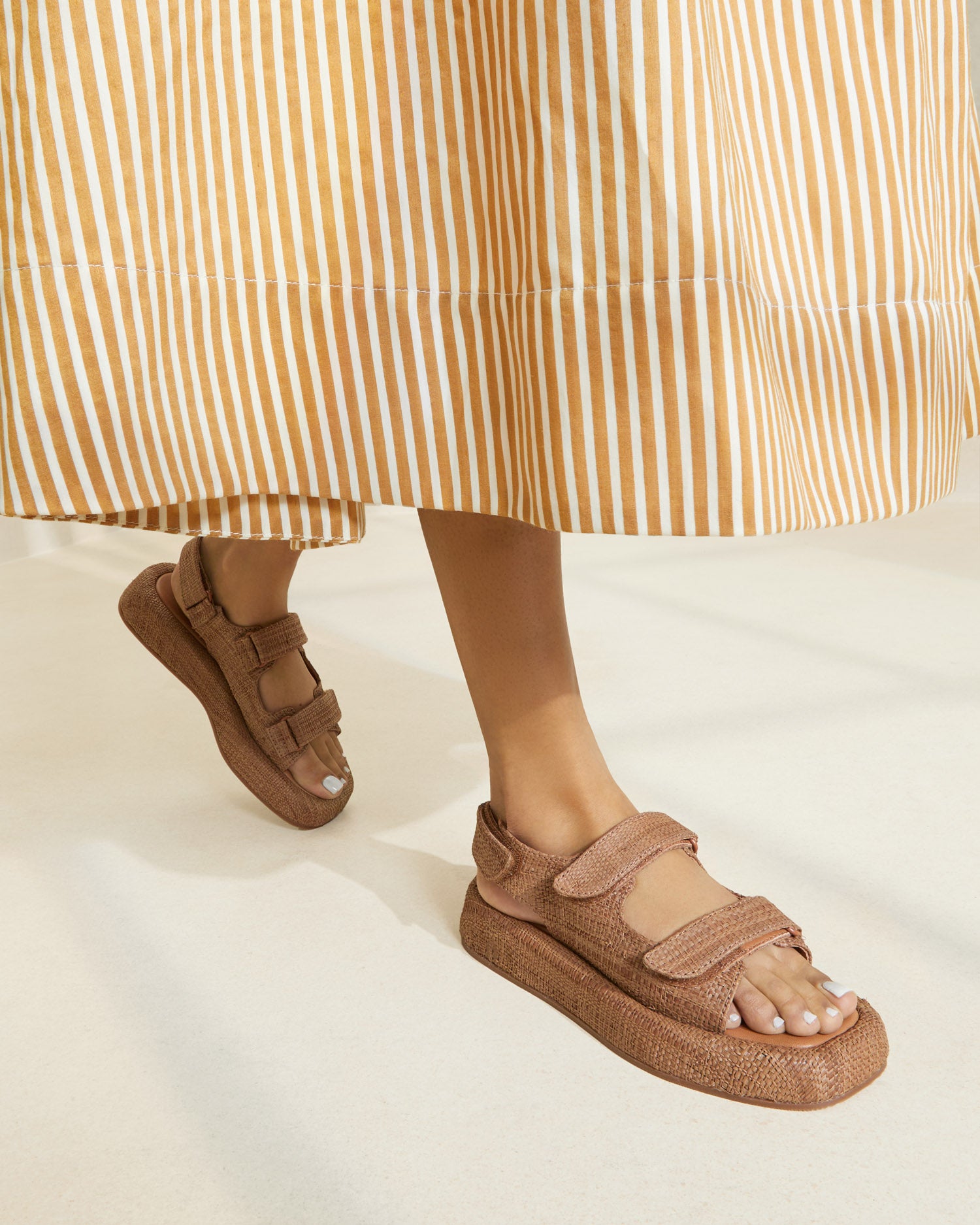 Blaise Platform Sandal, Brown – Only on The Avenue