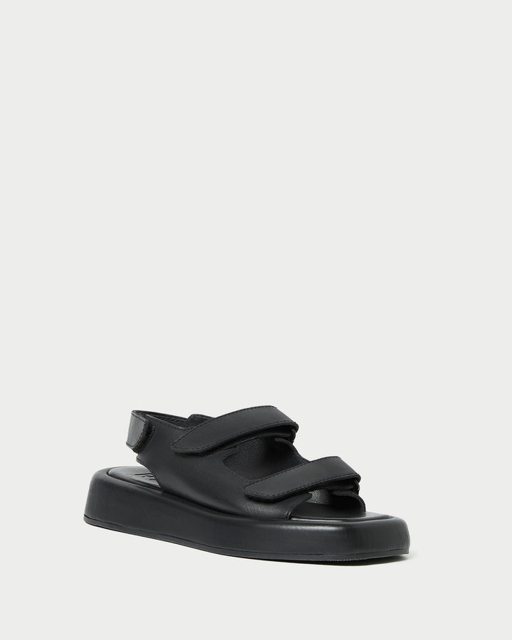 Loeffler Randall | Blaise Natural Platform Sandal I Flat Sandals I Footwear