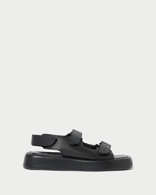 Loeffler Randall | Blaise Natural Platform Sandal I Flat Sandals I Footwear