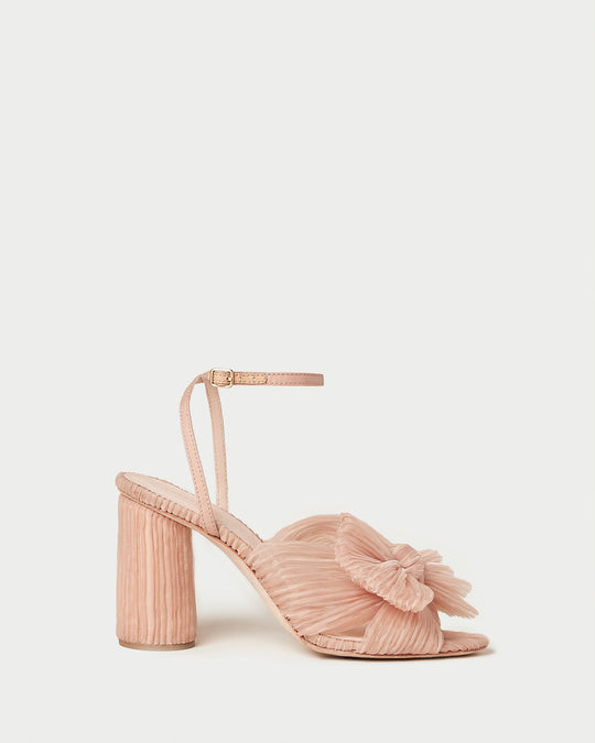 CC 2026 Camellia Chunky Heeled Sandals  80 Cowhide