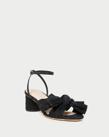 Dahlia Pleated Bow Heel